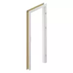 Durų stakta Domoletti, 210 cm x 60 cm x 4 cm, kairinė, balta sp.