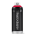 Aerozoliniai dažai Montana Hardcore, paprastieji, &scaron;viesiai raudona sp., 0.4 l