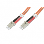 Laidas Digitus Fiber Optic Patch Cord LC/LC OM2 LC Optic, LC Optic, 1 m, oranžinė sp.