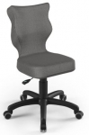 Vaiki&scaron;ka darbo kėdė Petit MT33 Size 3, 33 x 30 x 71.5 - 77.5 cm, juoda sp./pilka sp.