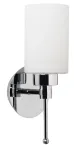 &Scaron;viestuvas sieninis Opviq Balcova N-344 525NOR3119, E27, 1 x 40 W, balta sp. / sidabro sp.