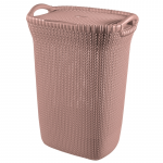 Skalbinių dėžė Curver Knit, 57 l, rožinė sp., 45.2 cm x 34.1 cm