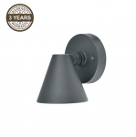Sieninis lauko &scaron;viestuvas Domoletti Robby YZ19193, 35W, GU10, IP44, juoda sp., 10 cm x 13 cm