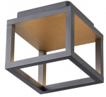 Lubinis lauko &scaron;viestuvas SLV Quadrulo, 7.5W, LED, IP55, antracito sp., 14 cm x 13 cm