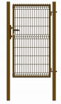 Varteliai segmentiniu užpildu Garden Center RAL8017, 100 cm x 173 cm, ruda