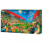 Dėlionė Castorland Art Football Championship, 68 cm x 138 cm, 4000 vnt., įvairių spalvų