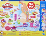 Plastilino rinkinys, su priedais Hasbro Play-Doh Kitchen Creations Twirl N Serve Ice Cream, įvairių spalvų, 454 g