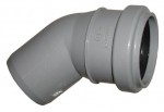 Alkūnė vidaus kanalizacijai Wavin Optima, 50 mm, 45 &deg;