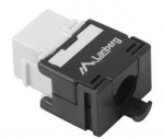 Modulis Lanberg 5e UTP RJ45 - LSA 180&deg;, juoda