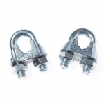 Lyno suspaudiklis Haushalt ZN, 2DD, cinkuota, metalas, &Oslash; 1.4 cm, 2 vnt.