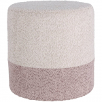 Pufas Home Styling Collection, smėlio sp./&scaron;viesiai rožinė sp./tamsiai rožinė sp., 35 cm x 35 cm x 34 cm