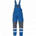 Darbinis puskombinezonis vyrams Cerva Max Winter RFLX, mėlyna sp./juoda sp., 62 dydis