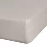 Paklodė Design 91 Jersey, tamsaus smėlio spalva, 100 x 200 cm, su guma
