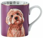 Puodelis Mikasa Cockapoo, ruda sp./violetinė sp., 0.280 l