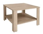 Žurnalinis staliukas Odette, ąžuolo sp., 67.5 cm x 67.5 cm x 47.5 cm