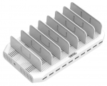 Įkrovimo stotelė Unitek USB Charging Station 10-ports, USB, balta sp.