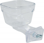 Dubenėlis maistui Zolux Parrot Feeder, 16.5 cm x 11 cm x 10 cm