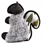 Žaislas &scaron;uniui, pliu&scaron;inis Barry King Squirrel 15024, 22 cm, pilkas