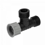 Sujungimas Bradas, plastikas, 1"