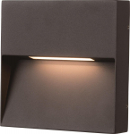 Sieninis lauko &scaron;viestuvas AZzardo Casoria, 6W, LED, IP54, tamsiai pilka sp., 15 cm x 3.5 cm