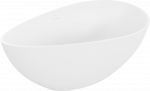 Vonia, laisvai pastatoma Mexen Parma, 160 cm x 95 cm x 60 cm, balta