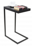 Kavos staliukas ADRK Spark, juoda sp., 40 cm x 30 cm x 62 cm