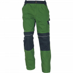 Darbo kelnės vyrams Australian Line Stanmore, juoda/žalia, 52 dydis