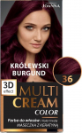 Plaukų dažai Joanna Multi Cream, 36 Royal Burgundy