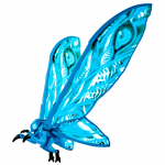 Žaislinė figūrėlė Playmates Toys Godzilla x Kong Mothra 35216, 15 cm, žydra sp.