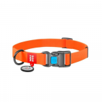 Antkaklis &scaron;unims Waudog Waterproof QR, oranžinė sp., 280 - 400 mm x 20 mm, M