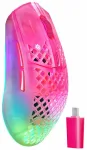 Belaidė žaidimų pelė Steelseries Aerox 3 Wireless Gen 2, 2.4 ghz / bluetooth / usb, purpurinė (magenta) sp.