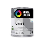 Dispersiniai dažai Pentacolor Ultra 3, balta sp., 1 l