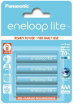 Įkraunamas elementas Panasonic Eneloop Lite, AAA, 550 mAh, 4 vnt.