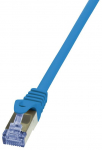 Laidas Logilink CAT 6a S/FTP RJ-45 8P8C, RJ-45 8P8C, 0.5 m, mėlyna sp.