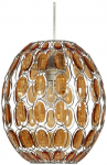 &Scaron;viestuvas kabinamas Candellux Selma, E27, 1 x 40 W, ruda sp./sidabro sp., 25 x 26 cm