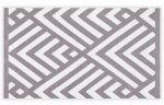 Paplūdimio rank&scaron;luostis Foutastic Geometric 581CAN1910, balta sp./pilka sp., 180 cm x 100 cm