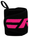 Sportinės rie&scaron;inės RDX Wrist Wrap Pro, Universalus, juoda sp./rožinė sp.
