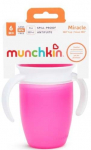 Vaiki&scaron;kas puodelis Munchkin Miracle 360 01227202, 207 ml, 6+ mėn., plastikas, rožinė sp.