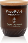 Žvakė, aromatinė WoodWick Renew Medium Tomato Leaf & Basil, 20 - 40 h, 184 g, Ruda