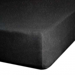 Paklodė Design 91 Frotte, juoda sp., 140 x 200 cm, su guma