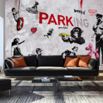 Fototapetas Artgeist [Banksy] Graffiti Diveristy, 70 cm x 100 cm