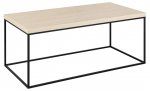 Kavos staliukas Barossa, juoda sp./smėlio sp., 110 cm x 55 cm x 45 cm