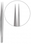 Kosmetinis pincetas, blakstienoms Nanolash Pointed, 20 g, 14.5 cm, sidabro sp.