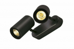 &Scaron;viestuvas lubų ir sienų SLV Enola B, GU10, 2 x 50 W, juoda sp.