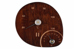 Pirties termometras su drėgmėmačiu RENTO DARK BAMBOO