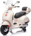 Vaiki&scaron;kas elektrinis motociklas Milly Mally Vespa GTS Super, balta sp.