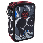 Penalas, su priedais CoolPack Jumper 3 Street Art, 19.5 cm x 12.5 cm, balta/juoda/raudona