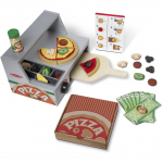 Žaisliniai virtuvės reikmenys, picerija Melissa & Doug Top & Bake, įvairių spalvų