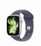 I&scaron;manusis laikrodis Apple Watch Series 11 GPS + Cellular 42mm, silver aliuminio korpusas su purple fog sport dirželiu - S/M