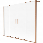 Vonios sienelė Mexen Velar Duo, 180 cm x 150 cm, brushed copper sp./matinis